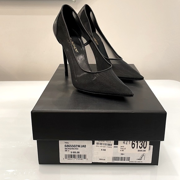 Saint Laurent Tulle Pumps - Picture 9 of 9